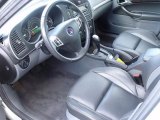 2007 Saab 9-3 2.0T Sport Sedan Black/Gray Interior