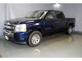 2009 Imperial Blue Metallic Chevrolet Silverado 1500 LT Crew Cab 4x4 #40064222