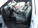 2011 Ford F250 Super Duty XL Regular Cab Chassis Steel Gray Interior
