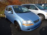 Pastel Blue Chevrolet Aveo in 2004