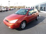 Autumn Orange Metallic Ford Focus in 2000