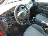 2000 Ford Focus ZX3 Coupe Dark Charcoal Interior