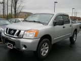 2008 Radiant Silver Nissan Titan SE Crew Cab 4x4 #40064646