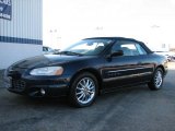 2001 Sapphire Blue Pearlcoat Chrysler Sebring Limited Convertible #40134067