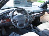 2001 Chrysler Sebring Limited Convertible Royal Blue/Cream Interior