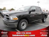 2011 Brilliant Black Crystal Pearl Dodge Ram 1500 ST Crew Cab #40133838