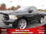 2011 Brilliant Black Crystal Pearl Dodge Ram 1500 Sport R/T Regular Cab #40133844