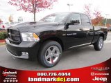 2011 Brilliant Black Crystal Pearl Dodge Ram 1500 Sport Quad Cab #40133849