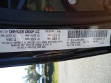 2010 Dodge Challenger SE Info Tag