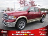 2011 Deep Cherry Red Crystal Pearl Dodge Ram 1500 Laramie Crew Cab #40133854