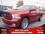 2011 Deep Cherry Red Crystal Pearl Dodge Ram 1500 Sport Crew Cab #40133857