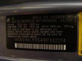 2009 BMW M3 Convertible Info Tag