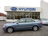 2009 Medium Silver Blue Hyundai Sonata Limited #40133924
