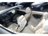 2008 BMW 6 Series 650i Convertible Cream Beige Interior