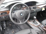 2011 BMW 3 Series 335i Coupe Black Interior