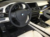 2011 BMW 7 Series 750Li Sedan Oyster/Black Interior