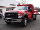 2008 Ford F550 Super Duty Red