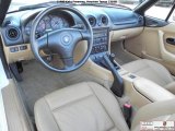 2000 Mazda MX-5 Miata Roadster Beige Interior
