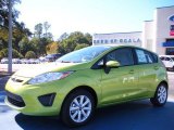 2011 Lime Squeeze Metallic Ford Fiesta SE Hatchback #40218624