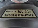 2005 Ferrari F430 Coupe Info Tag