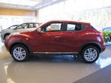 Cayenne Red Nissan Juke in 2011