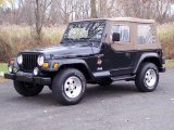 1998 Black Jeep Wrangler Sahara 4x4 #40218893