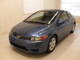 2007 Atomic Blue Metallic Honda Civic EX Coupe #40219255