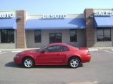 2002 Laser Red Metallic Ford Mustang V6 Coupe #4012254