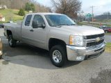 2007 Silver Birch Metallic Chevrolet Silverado 2500HD LT Extended Cab 4x4 #40219344