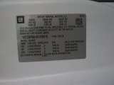 2010 GMC Savana Van 2500 Cargo Info Tag