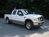 2008 Oxford White Ford F250 Super Duty King Ranch Crew Cab 4x4 #40219503