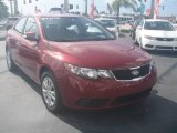 2010 Spicy Red Kia Forte EX #40219504