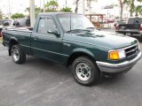 Bright Calypso Green Metallic Ford Ranger in 1993