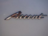 2005 Hyundai Accent GLS Sedan Marks and Logos
