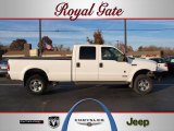 2005 Oxford White Ford F350 Super Duty Lariat Crew Cab 4x4 #40302184