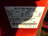 2009 Mariner Color Code for Vivid Red Metallic - Color Code: G2