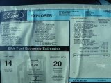 2010 Ford Explorer Sport Trac XLT Window Sticker