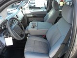2011 Ford F250 Super Duty XLT Crew Cab 4x4 Steel Gray Interior