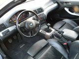 2002 BMW 3 Series 325i Convertible Black Interior