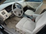 2001 Honda Accord LX Sedan Ivory Interior