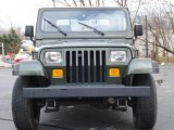 1995 Moss Green Pearl Jeep Wrangler Rio Grande 4x4 #40353634