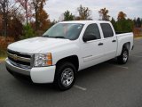 2008 Summit White Chevrolet Silverado 1500 LT Crew Cab #40353661