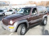 2004 Deep Molten Red Pearl Jeep Liberty Sport 4x4 #40353859