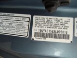 1999 Acura CL 2.3 Info Tag