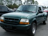 1999 Amazon Green Metallic Ford Ranger Sport Extended Cab #40410190