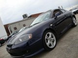 Moonlit Blue Metallic Hyundai Tiburon in 2006