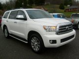 2008 Super White Toyota Sequoia Limited 4WD #40410794