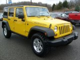 2008 Jeep Wrangler Unlimited Detonator Yellow