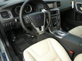 2011 Volvo S60 T6 AWD Soft Beige/Off Black Interior