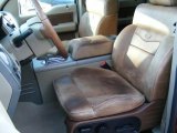2007 Ford F150 King Ranch SuperCrew 4x4 Castano Brown Leather Interior